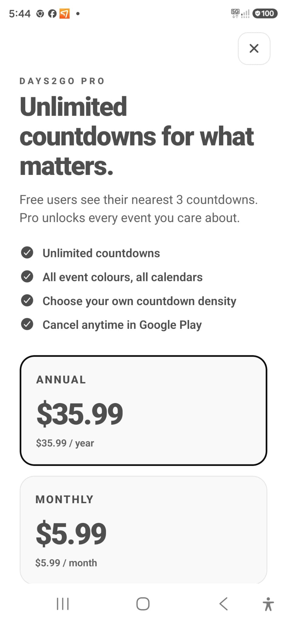 days2go — days2go Pro